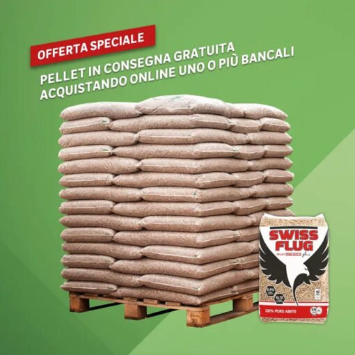 Pellet Swiss Flug ENplus A1 70 sacchi da 15 kg